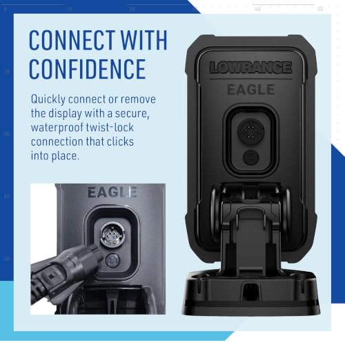 Eagle 4-Inch Fish Finder - Sonar with C-MAP Options, Bright Screen, Easy Installation