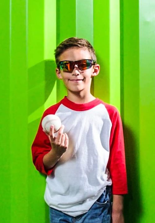 FEISEDY Kids Polarized Baseball Sunglasses - Lightweight TR90 Frame for Boys & Girls | Model B2454