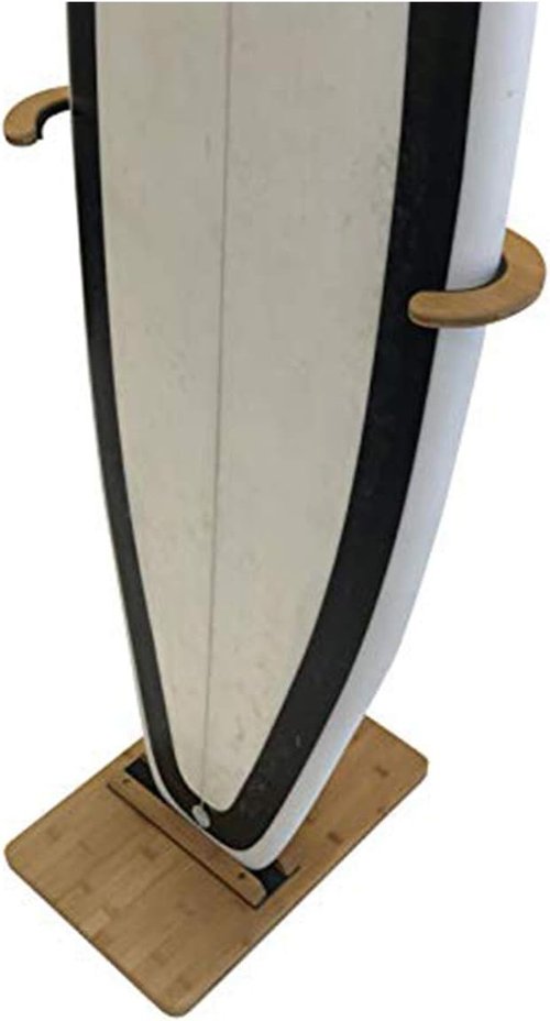 COR Surf Bamboo Surfboard Stand - Premium Display Rack for Your Surfboard | Eco-Friendly Design