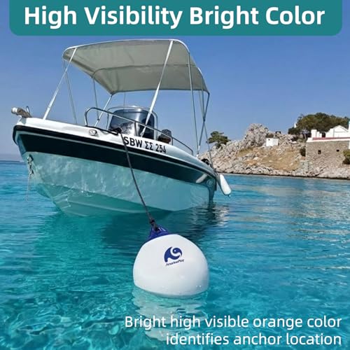 Inflatable Boat Buoy Ball Float - 9/12/15/18/25 Inch Marine-Grade Mooring & Docking Buoys