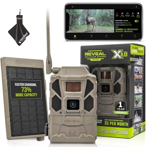 TACTACAM Reveal X 3.0 Cellular Trail Camera with HD Photos & Night Vision