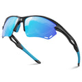 Polarized Sports Sunglasses for Men Women, Baseball Sun Glasses for Cycling Fishing Running Driving Golf Motorcycle Blue Glasses