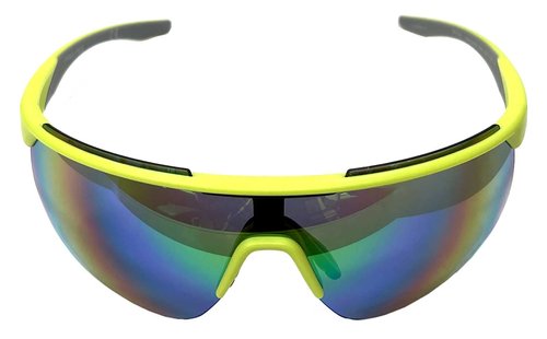Rawlings LTS Men's Adult Sport Sunglasses– Green Frame With Multi-Colored Lenses
