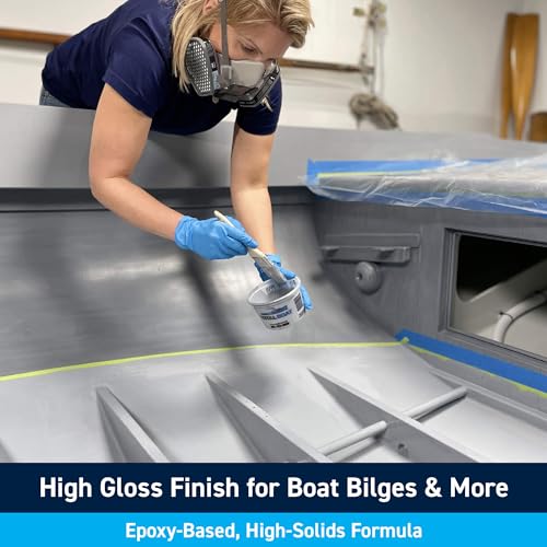 TotalBoat TotalBilge Marine Epoxy Bilge Paint Gallon - White, 128 Fl Oz