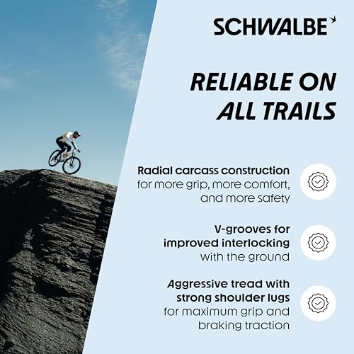 Schwalbe Magic Mary Radial 29-inch MTB Tire - Ultra Soft, Downhill & Enduro, Tubeless Ready, 63-622, Gravity Pro