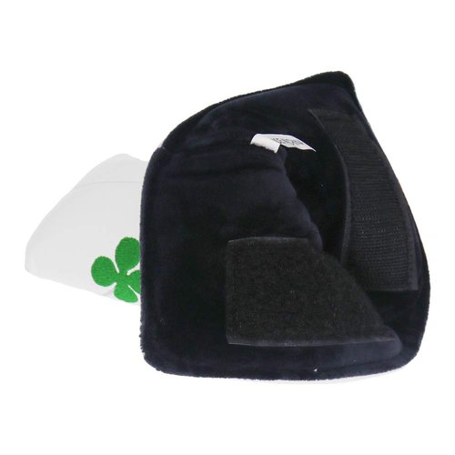 SEACLOUD Golf Putter Cover Blade Head Cover Four - Leaf Clover Pattern with V- Closure Luck for Golf Headcover White