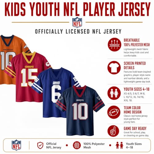 Youth Jalen Hurts Philadelphia Eagles #1 Green Home Jersey - Size 10-12, Outerstuff