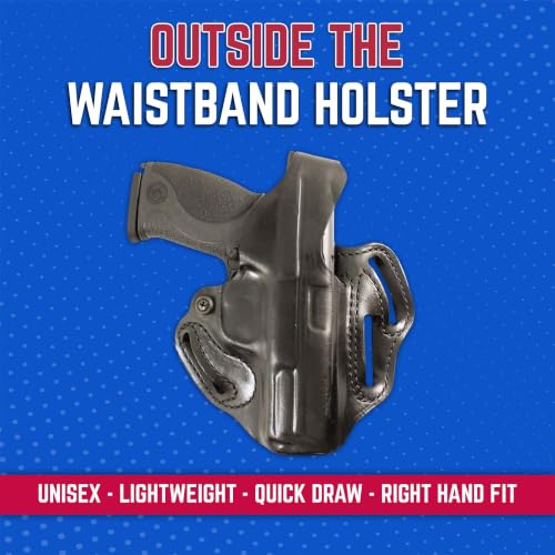 DeSantis Thumb Break Scabbard OWB Gun Holster - Black BAM9Z0