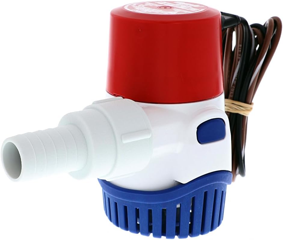 Rule 500 GPH 25SA Electronic Sensing Bilge Pump - Efficient Water Removal for Boats