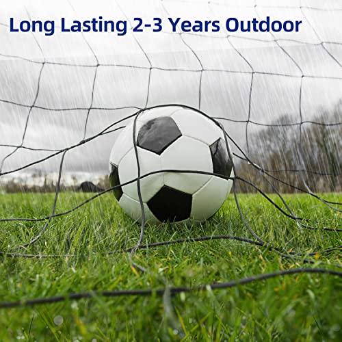 Soccer Backstop Net 10x40ft Nylon Barrier Net for Sports Practice & Training