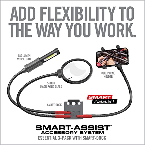 Smart-Assist Hands-Free Workbench Kit with 180 Lumen Light & Magnifier