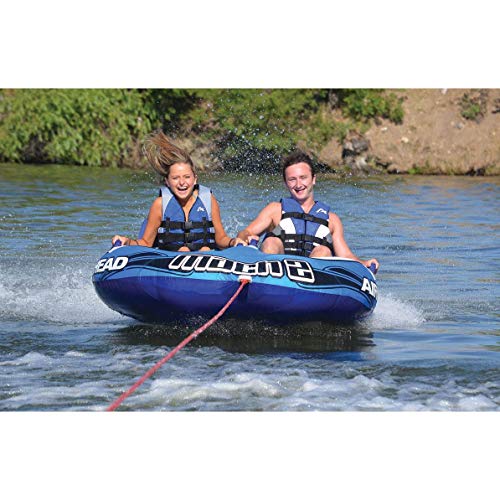 2 Person Airhead Mach Towable Tube for Boating Water Tubing - Cockpit Design
