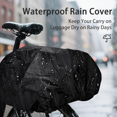 Waterproof Double Panniers Bike Bag 36L with Rain Cover Black - Stable Cycling Storage