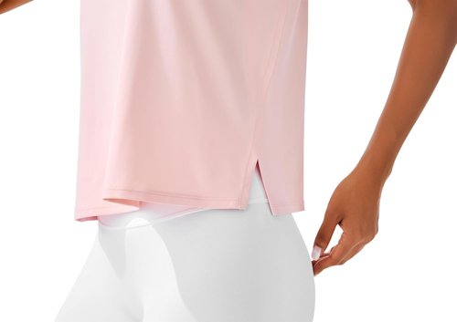 JOYSPELS Ice Silk Crop Tank Tops - Cool-Dry Sleeveless Yoga Shirts for Women | Loose Fit