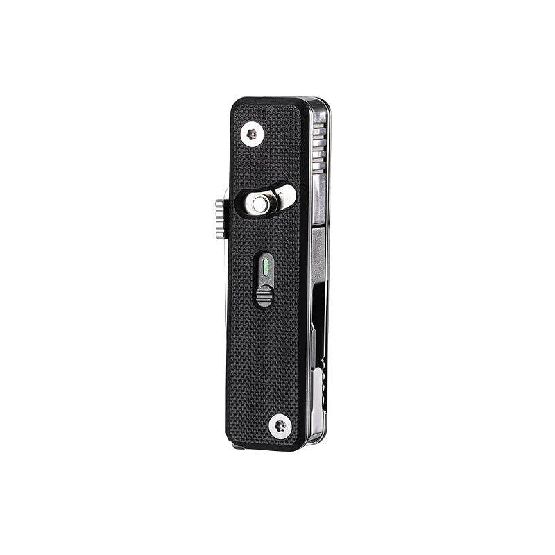 7-in-1 Mini Flex Companion EDC Multitool with G10 Handle, Box Cutter, Short Blade, Scissors, Bottle Opener, Bits & Tweezers