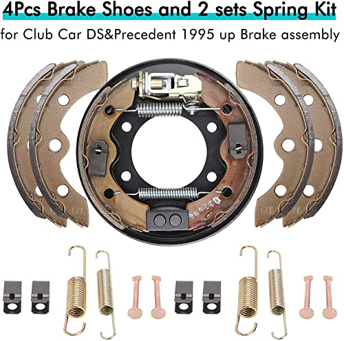 Golf Cart Brake Repair Kit with Spring Set for Club Car DS & Precedent 1995-2004