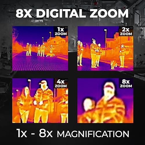 Thermal Imaging Monocular High-Sensitivity for Hunting & Outdoor Use - Variation 10-256