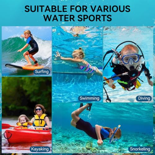 Kids Wetsuit Full Body 3mm Neoprene Surfing & Swimming Suit - Green / 10