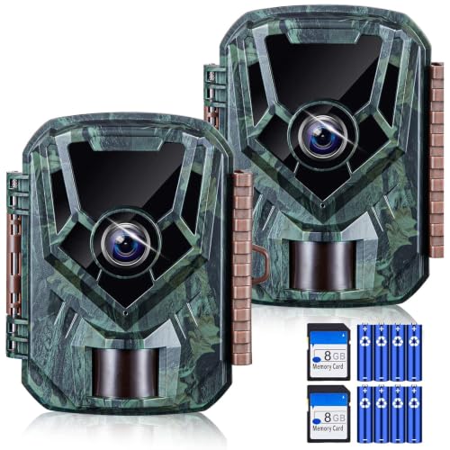Trail Camera 36MP 2.7K Night Vision Waterproof Wildlife Camera with 130° Wide-Angle