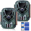 Trail Camera 36MP 2.7K Night Vision Waterproof Wildlife Camera with 130° Wide-Angle