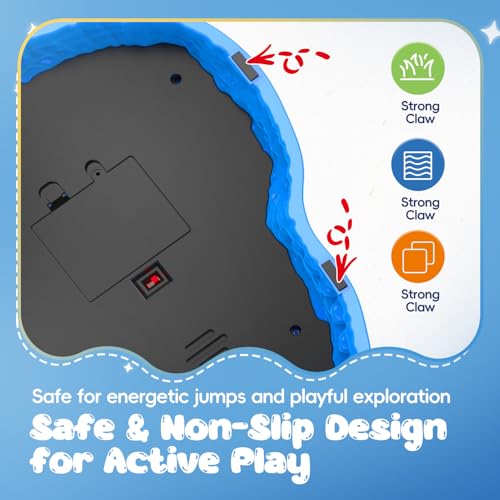 Dinosaur Stepping Stones with Lights, Sounds & Mist for Kids - Sensory Play