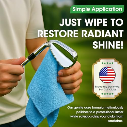 Golf Club Polish & Cleaner Kit - Rust, Scratch Remover & Shine