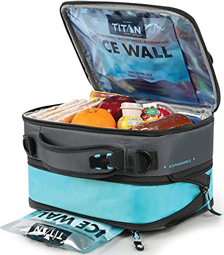 Expandable Lunch Box Set with Ice Walls - Insulated Food Container, 2 Pack