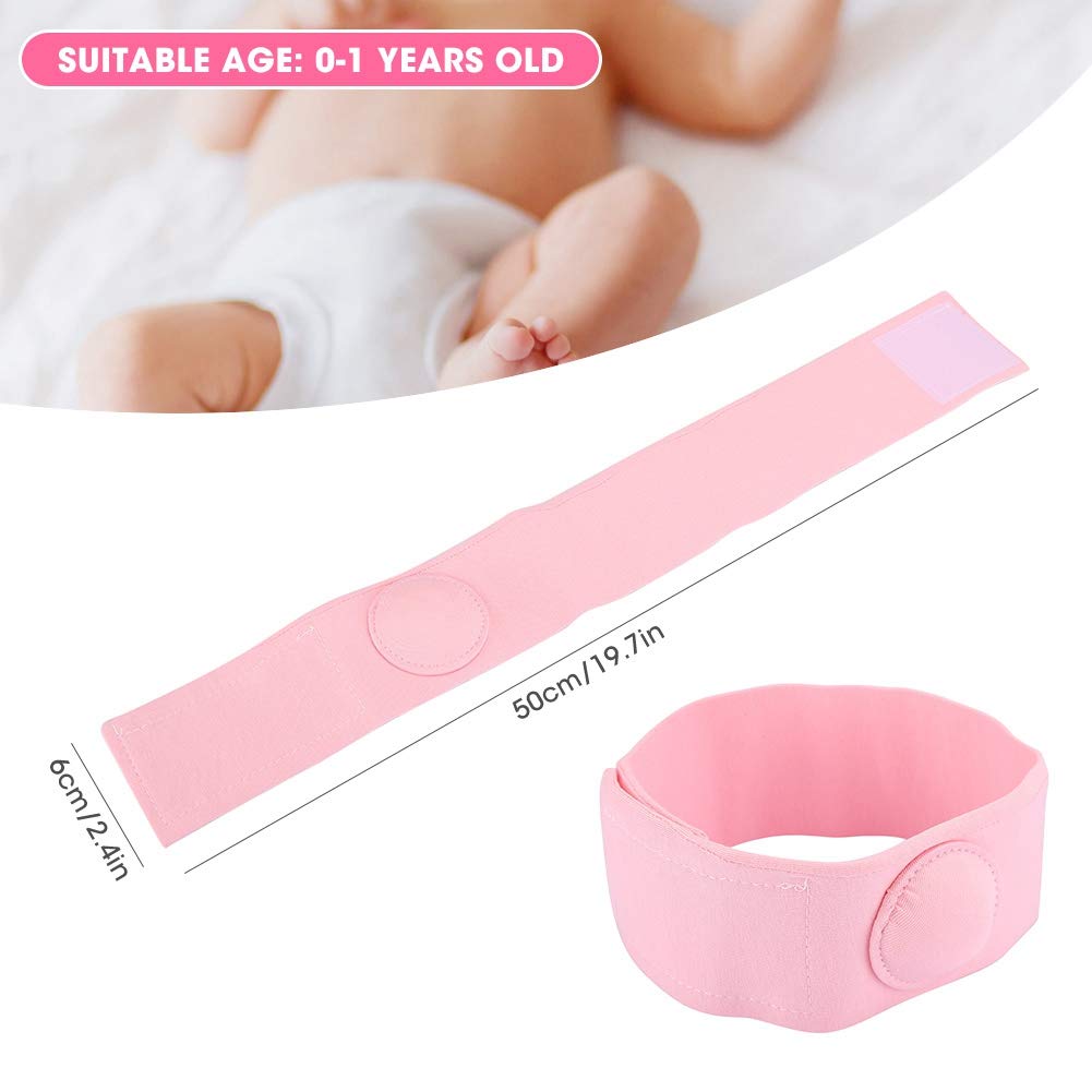 TOWEBOORY 2pcs Umbilical Hernia Belt for Babies,Hernia Patch,Belly Button Hernia Belt,Infant Abdominal Navel Support Newborn Belly Belt,Adjustable Newborn Belly Support Band Wrap