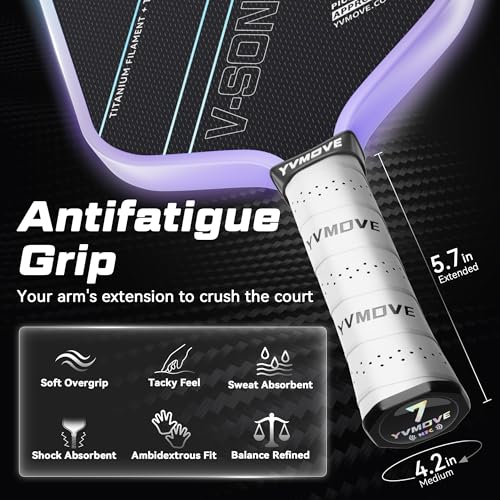 USAPA Approved Carbon Fiber Pickleball Paddle - Elite Control & Power