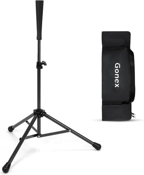 Gonex Portable Baseball Softball Batting Tee - Collapsible Tripod Stand with Carrying Bag