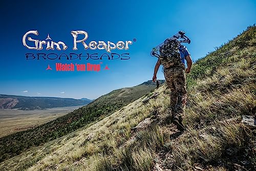 Grim Reaper Razor Tip Whitetail 100 Grain Fixed & Mechanical Broadheads for Hunting