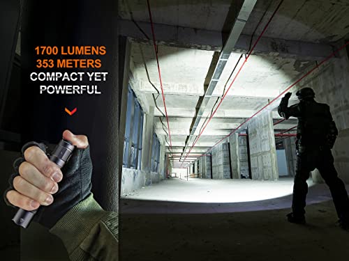 Fenix PD35R Tactical Flashlight USB-C Rechargeable 1700 Lumens with Holster