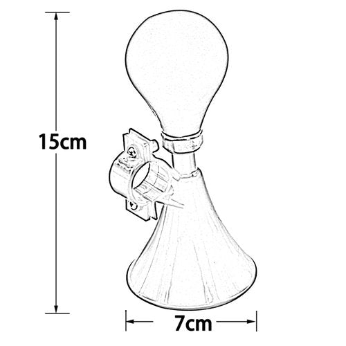 Xiedeai Outdoor Sports Bike Parts 2 Pcs Kids Bike Horn Hooter Children Bicycle Bell Squeeze Air Horn for Girls Or Boys