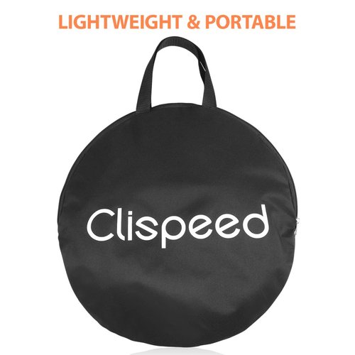 Clispeed Backyard Golf Cornhole Game – Foldable Golf Chipping Game for Backyard Office Indoor Outdoor, Includes Target, Chipping Mat, Foam Balls, Stakes and Carry Case