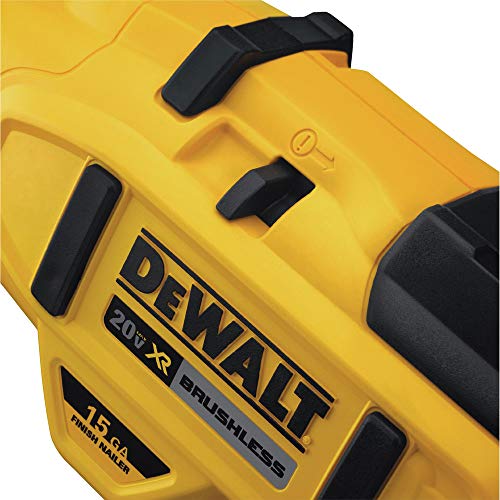 DEWALT 20V MAX XR 15-Gauge Cordless Finish Nailer - Tool Only