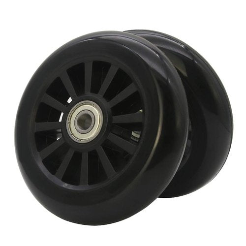 2Pcs 100mm Scooter Wheels with Plastic Core and ABEC-7 Bearing 100mm Kick Scooter Wheels Replacement Wheel for Razor/Lucky Envy/Vokul Scooters