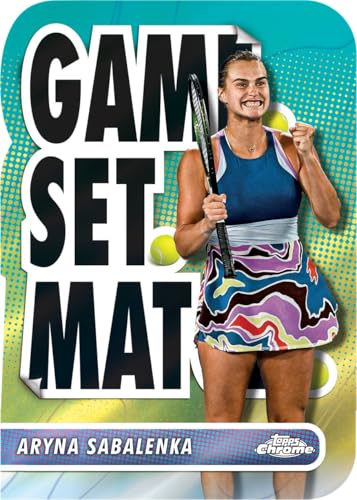 2024 Topps Chrome Tennis Card Value Box with Exclusive Parallels