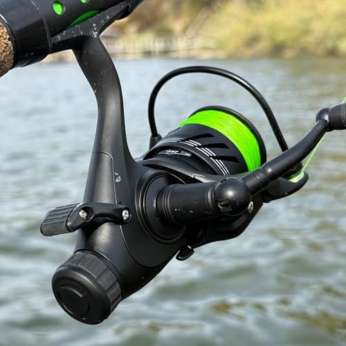 Whisker Seeker Bait Runner Series Spinning Reel Black 50 Series