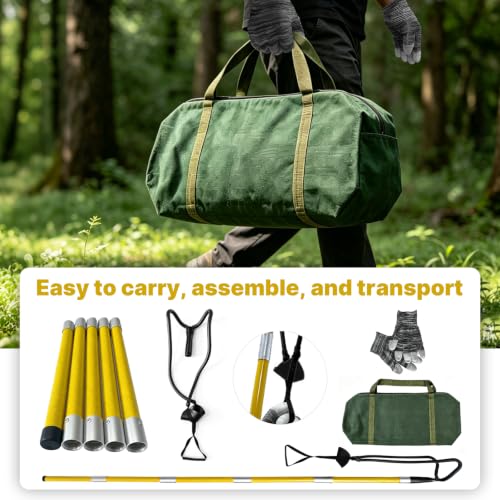 Yellow Arborist Slingshot Throw Line Launcher for Tree Trimming & Outdoor Use