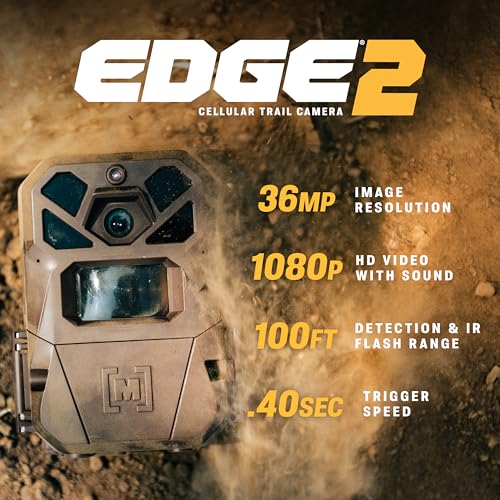 Moultrie Edge 2 Cellular Trail Camera - Single GSM 4G LTE Hunting & Security