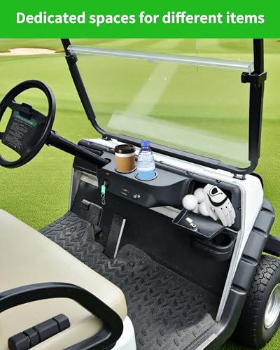 Club Car DS Golf Cart Dashboard Cover with Storage - Easy Install Replacement