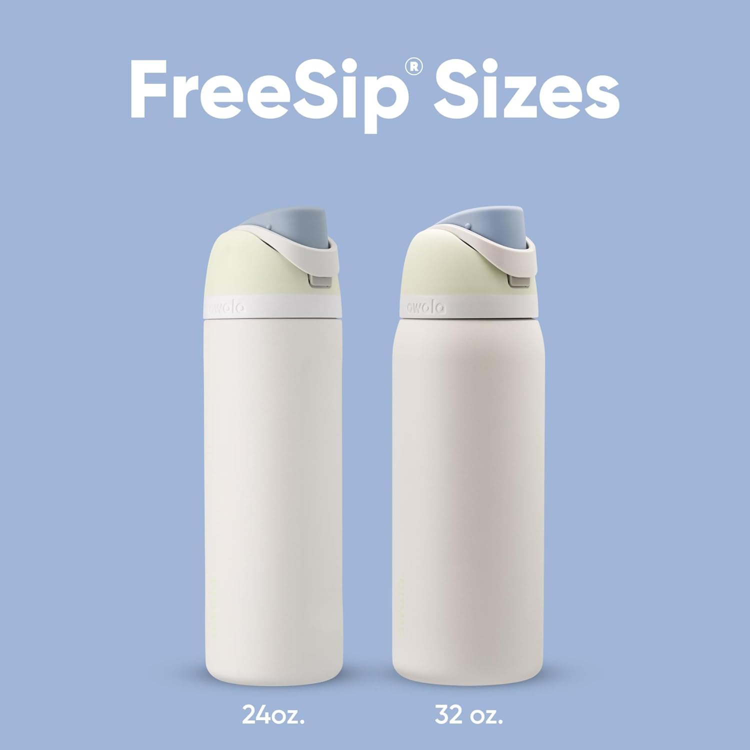 Owala FreeSip Insulated Stainless Steel Water Bottle - BPA-Free, 32 oz, Iced Breeze | Perfect for Sports & Travel
