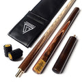 CUESOUL 3/4 Jointed Snooker Cue 57 Inch with Extension & Leatherette Bag - Variation 303
