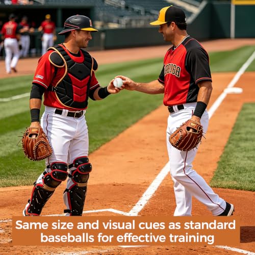 Blank Practice Baseballs 9 Inch Solid Cork Core for Training & League Play