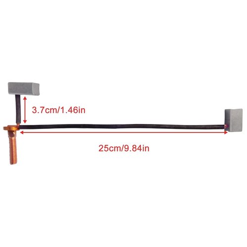 LEAPGOMAX Yamaha G29 Golf Cart Motor Brush Kit Yamaha Brush Replacement Kits Yamaha JU2-H1801-00 (2 pcs)