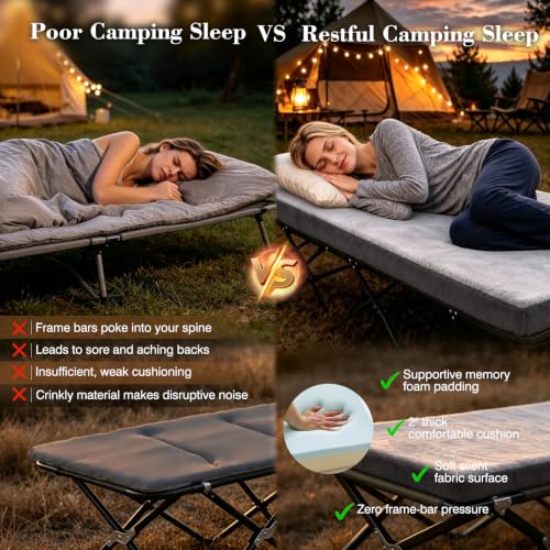 Small Single Thick Foam Camping Sleeping Pad - 75"L x 28"W - Flantree