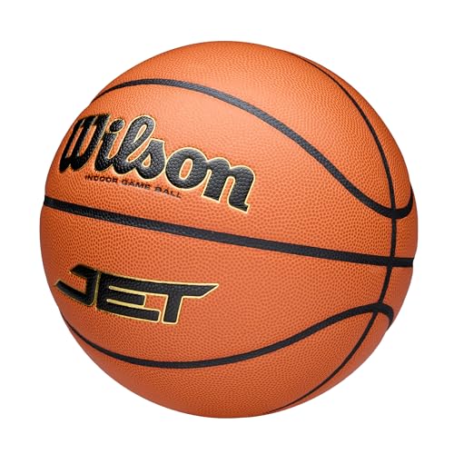 Wilson Jet Game Indoor Basketball Size 7 - 29.5 Inch Micro-Fiber Leather