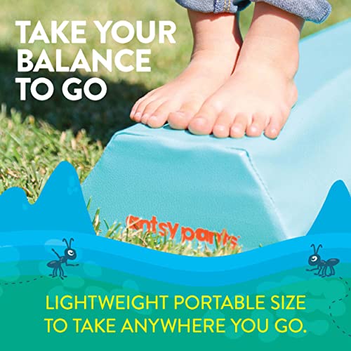 Antsy Pants 4FT Aqua Balance Beam 2-Pack - Portable Gymnastics Equipment for Kids & Adults