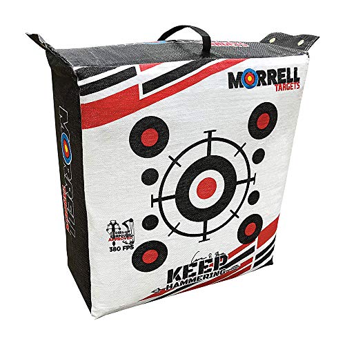 Morrell Vital Signs Combo Archery Target 29" x 14" x 31" White, Red, Black