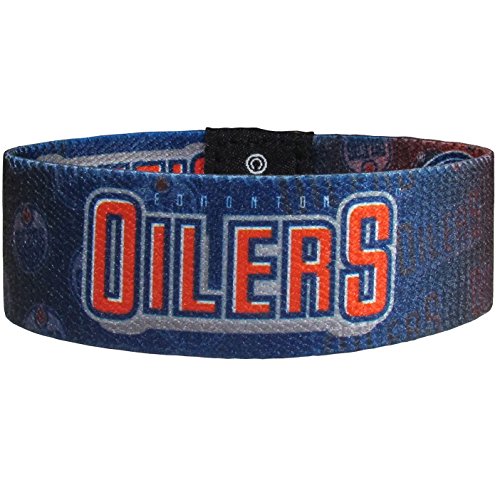 NHL Unisex Stretch Bracelets - Edmonton Oilers Team Color Sports Fan Accessory